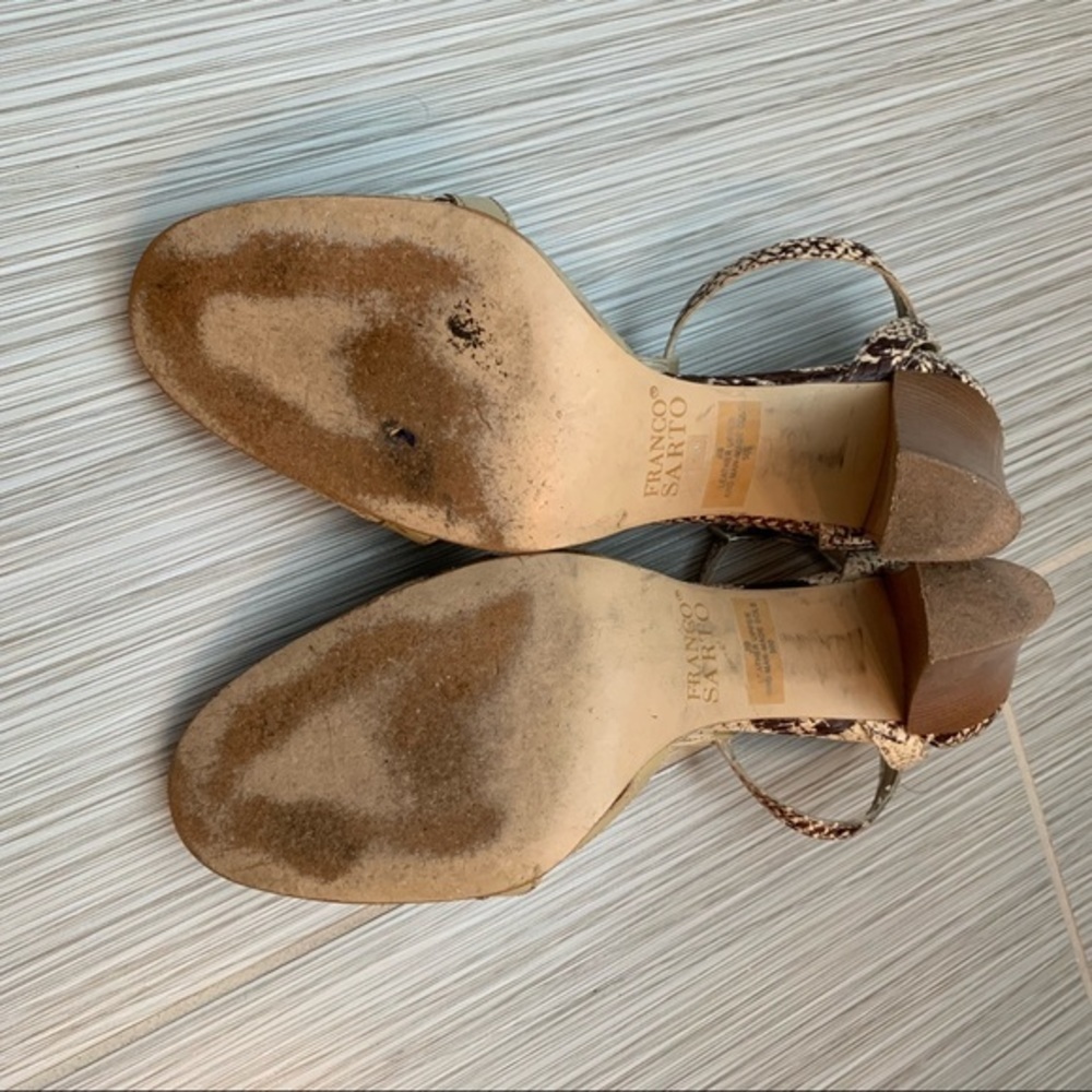 Franco Sarto JIB  snakeskin print heel - Picture 6 of 7